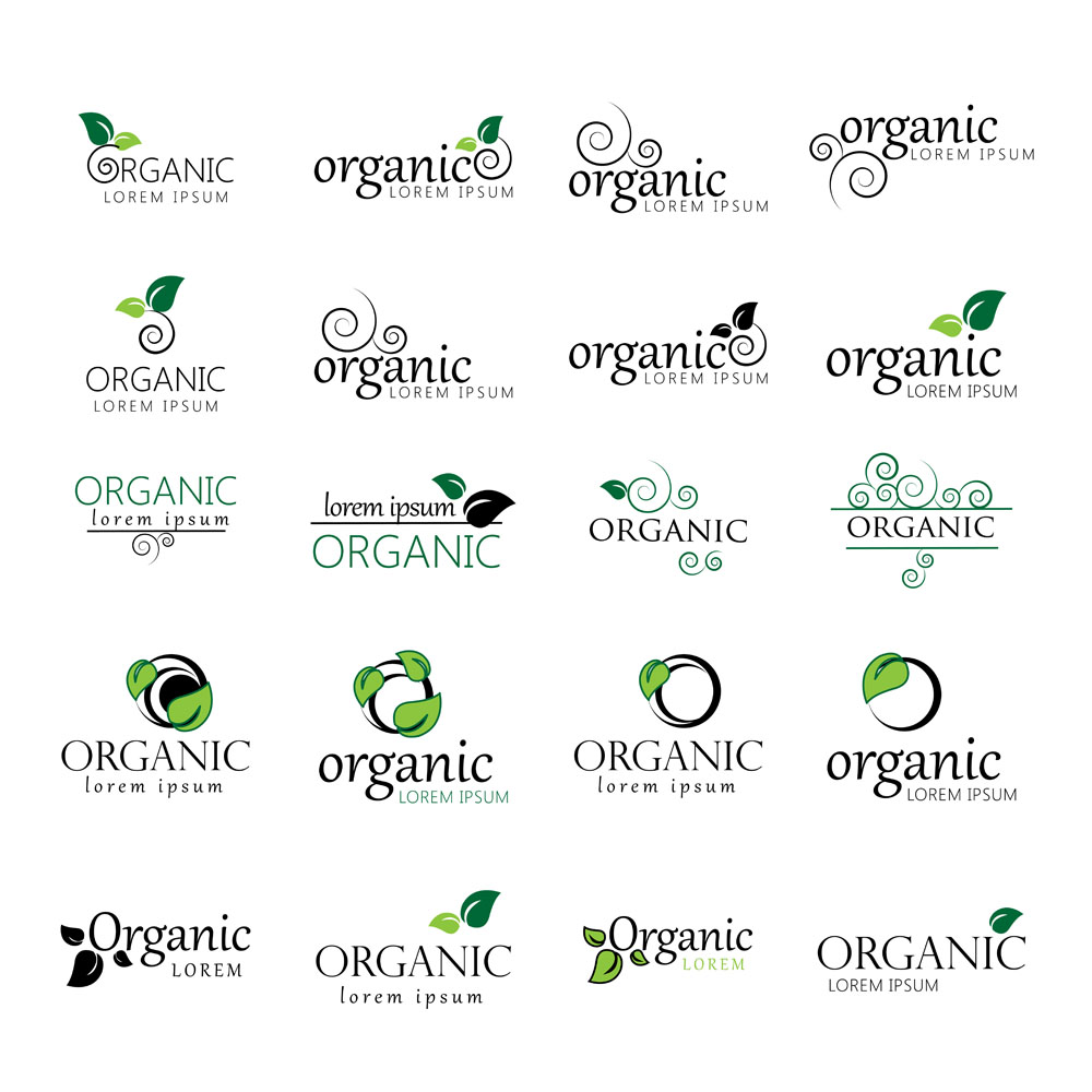 绿色环保标志设计模板下载,叶子,树叶,绿色,环保,标志,logo,矢量标志