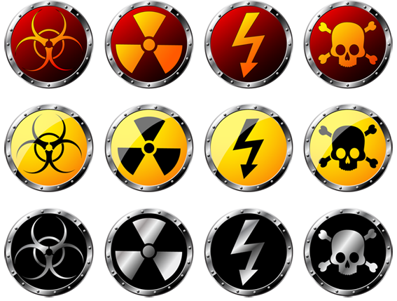 核辐射危险警告标志素材矢量图片 图片id 公共标志 标志图标 矢量素材 素材宝scbao Com